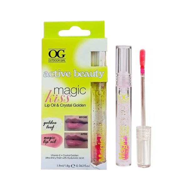 Magic Kiss Lip Oil & Crystal Golden