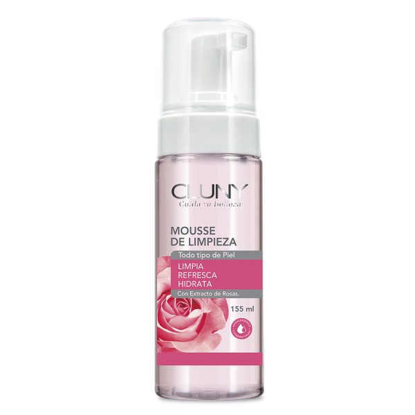 Cluny Mousse de Limpieza Petalos de Rosa